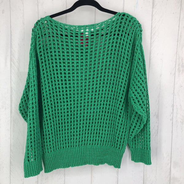 M Crochet pull over sweater