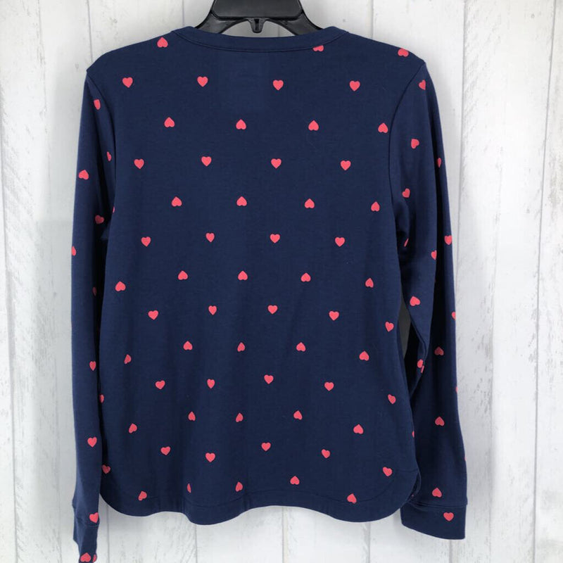 R30 XS Hearts print l/s tee