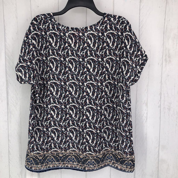 S Paisley print s/s tunic