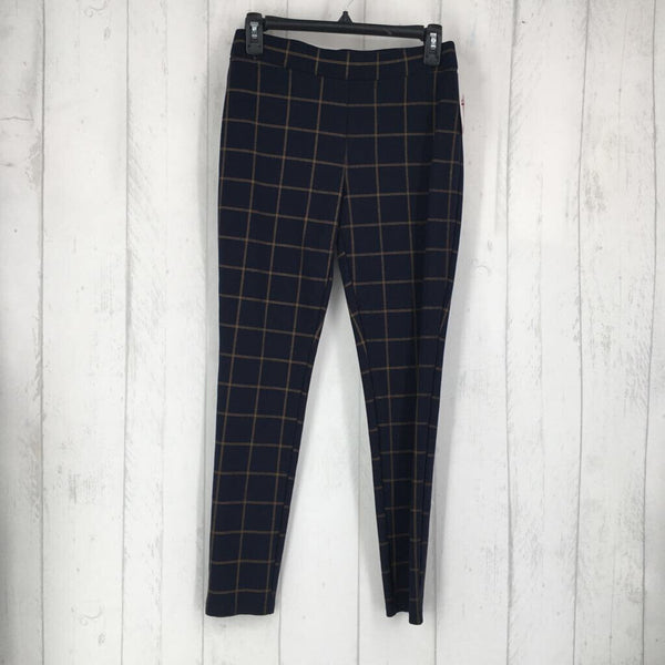 S Plaid pull on pant