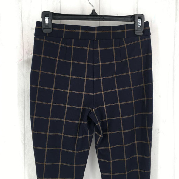 S Plaid pull on pant