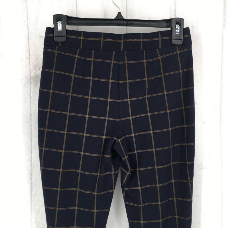 S Plaid pull on pant