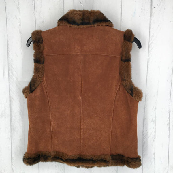 M Fur lined full-zip vest