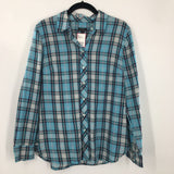 MS Plaid button down l/s