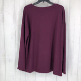 XL Round neck slit sides tunic