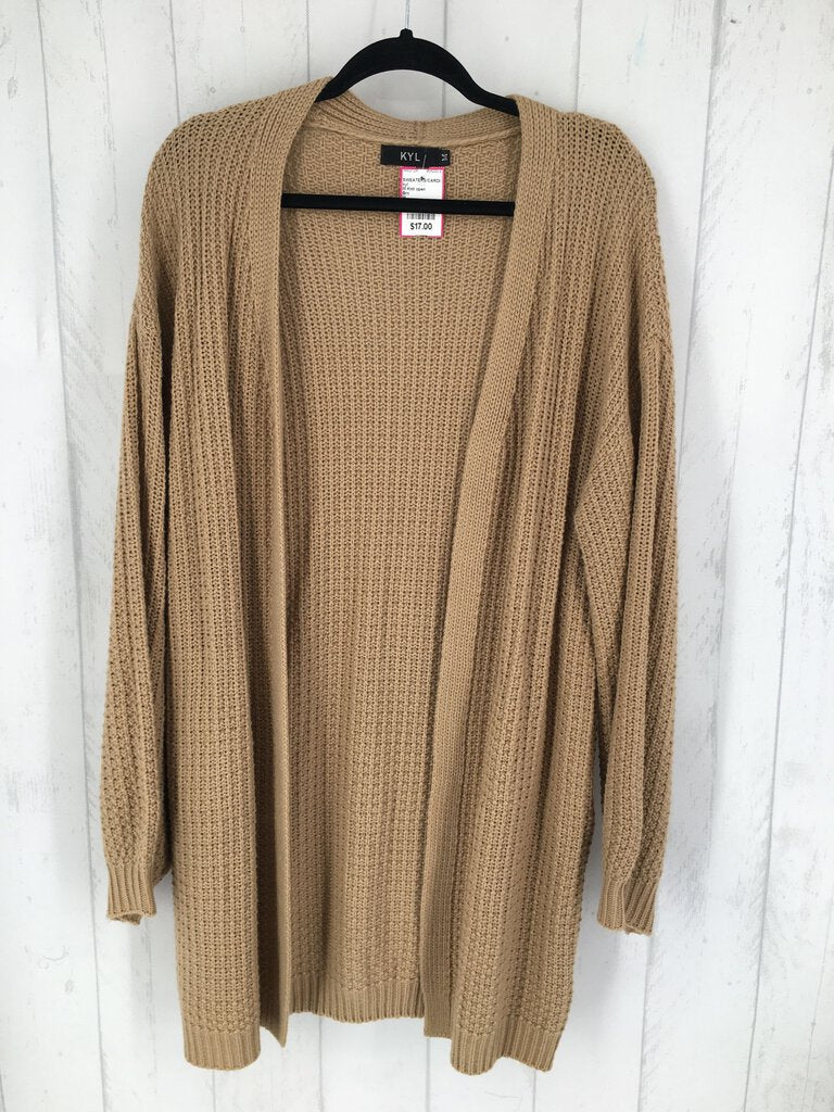 M Knit open cardigan l/s