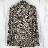 L Animal print blazer