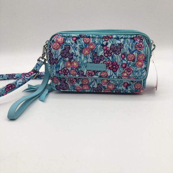 NWOT mickey mouse floral all in one crossbody