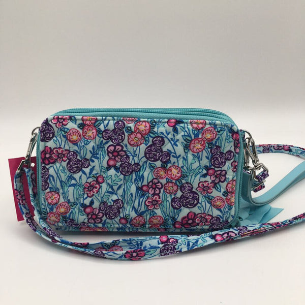 NWOT mickey mouse floral all in one crossbody