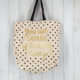 polka dot you are tote