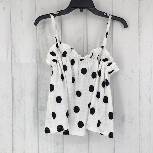 S polka dot tank