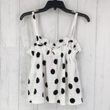 S polka dot tank