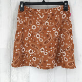 S paisley/flower print skirt