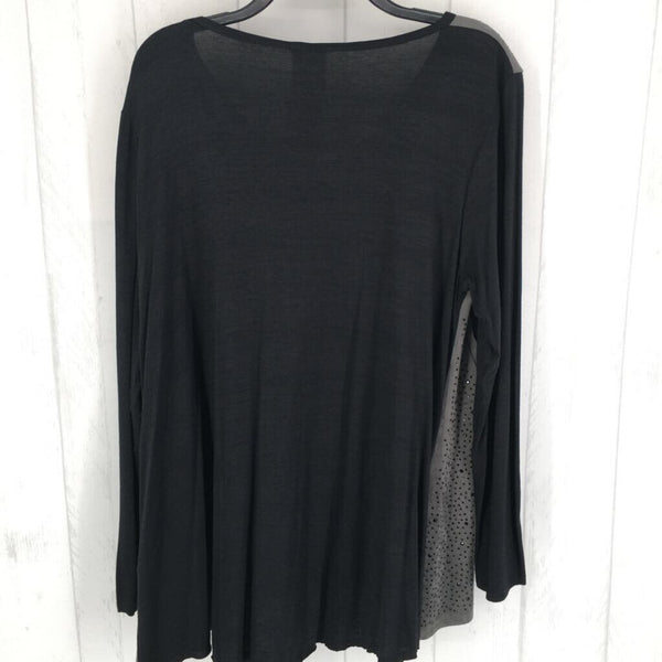 XL l/s embellished top