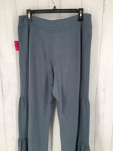 M drawstring wide leg pants