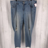 24R Distressed straight leg