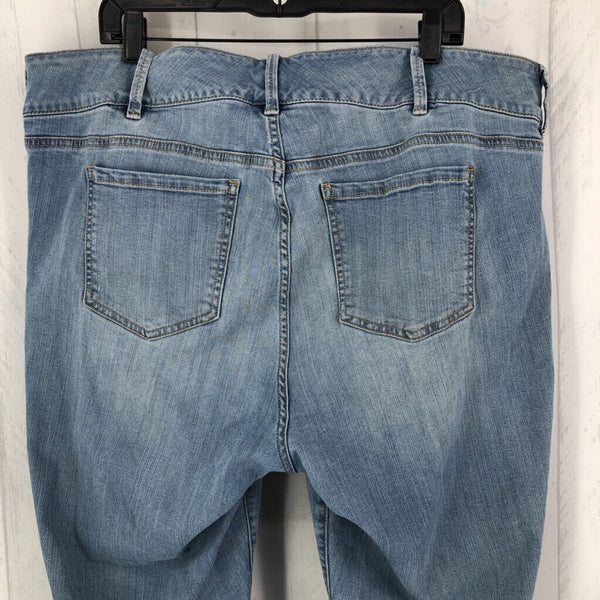 24R Distressed straight leg