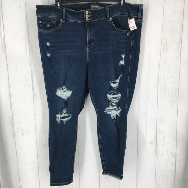 24R Darkwash jeggings