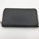 zip around embossed wallet