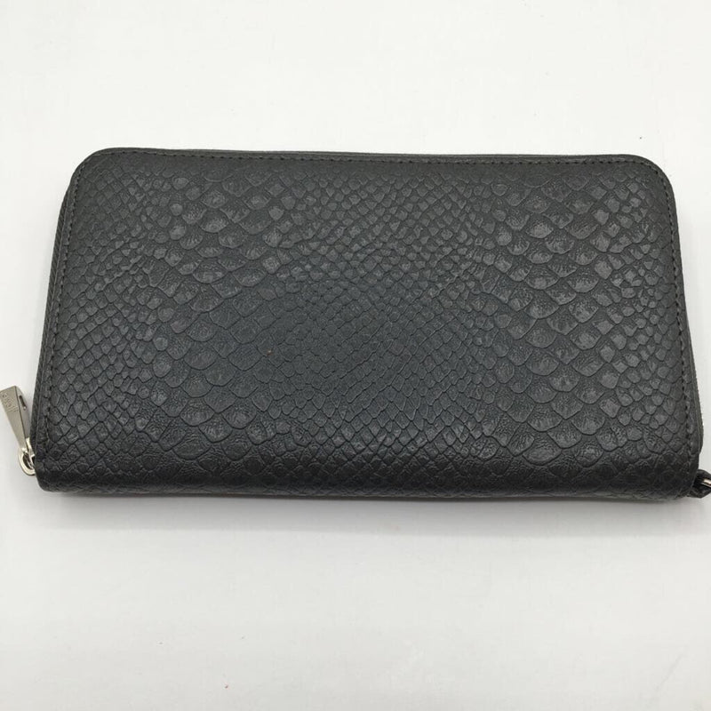 zip around embossed wallet