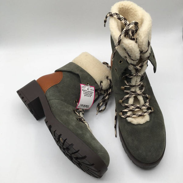 10 sherpa lined combat boots