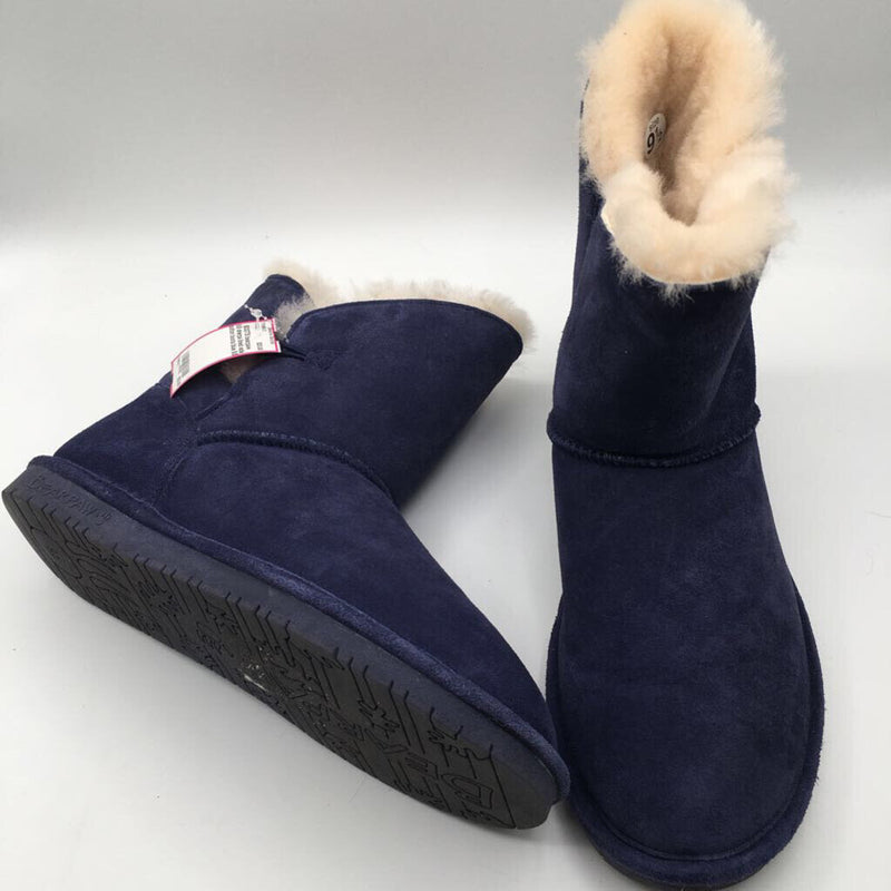 9.5 sherpa lined side button boots