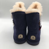 9.5 sherpa lined side button boots