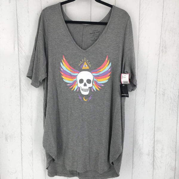 R35 3X Skull w/wings tunic