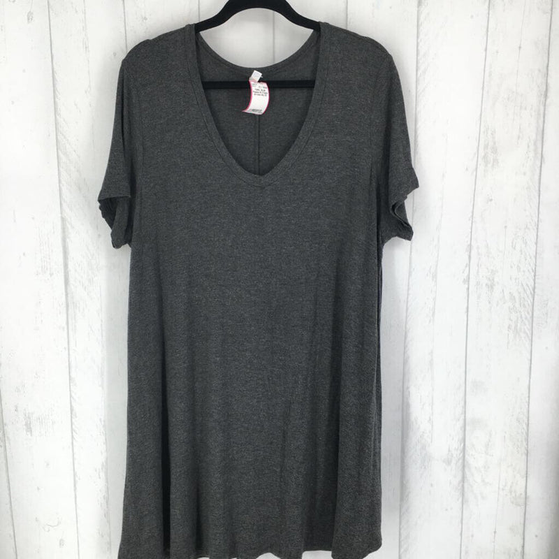 3X V-neck s/s tunic