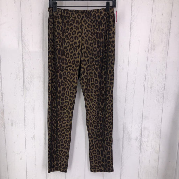 S Metallic animal print legging