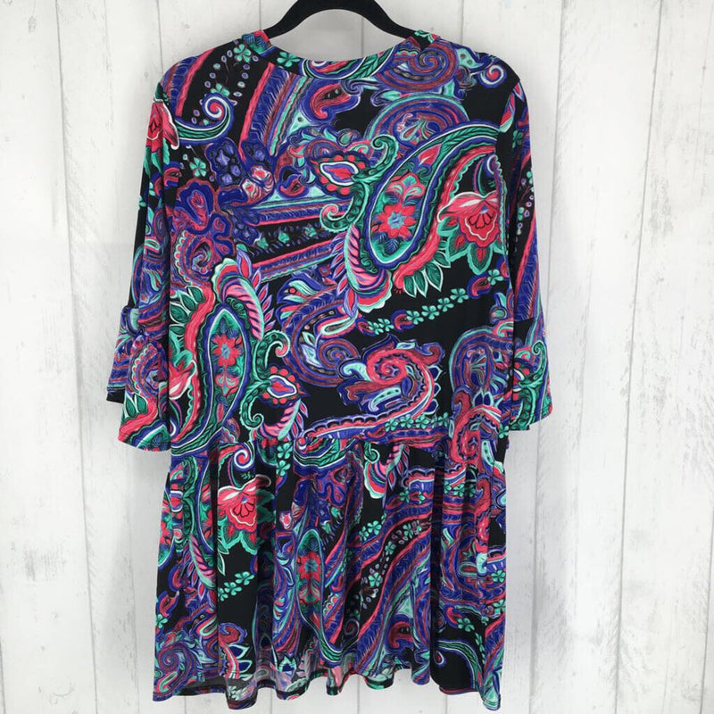 1xl bell s/s print top