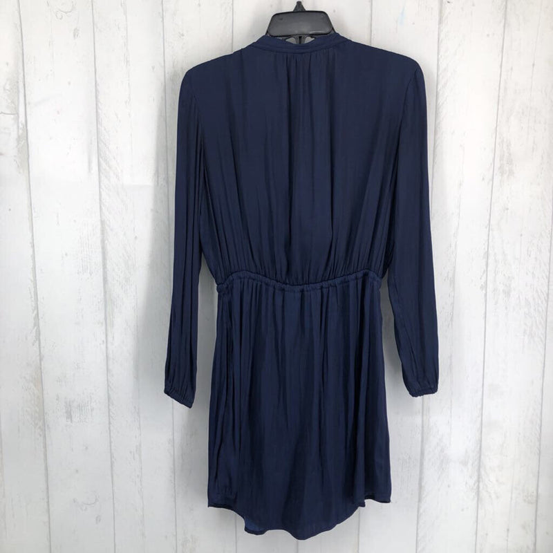 XS Silky tie waist lined l/s