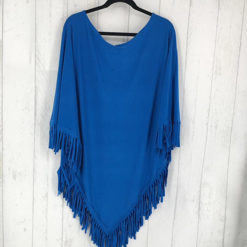 R48 2x/3x fringe trim poncho