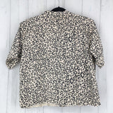 2xl s/s animal print jacket