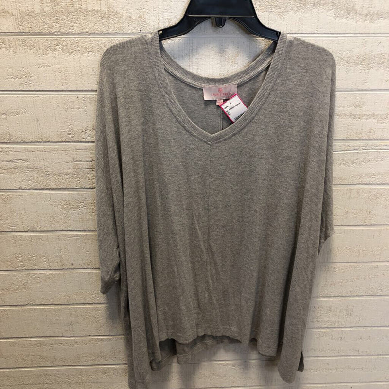 M/L Ribbed dolman slv