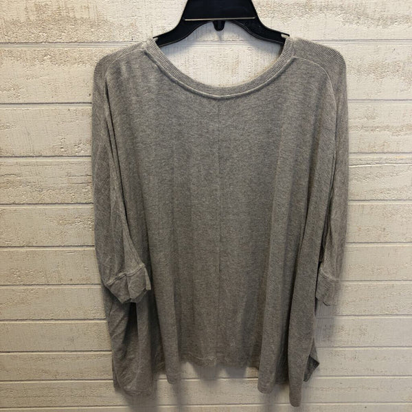 M/L Ribbed dolman slv