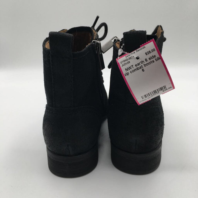 6 side zip combat boots