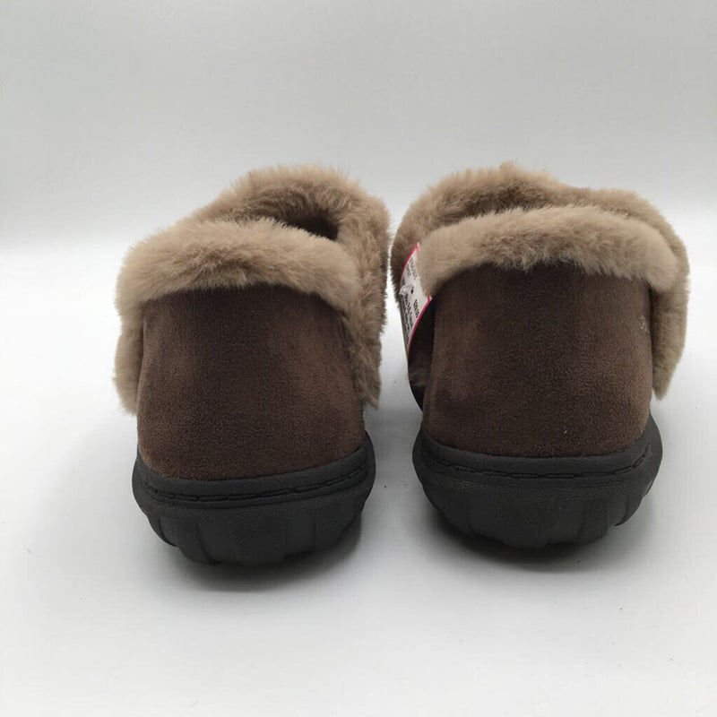 8.5 faux fur lined slip on loafers