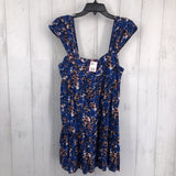 S Smocked flo print