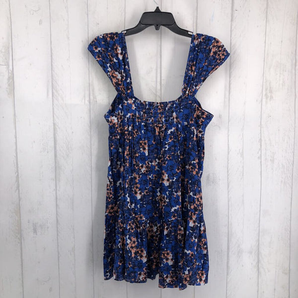 S Smocked flo print