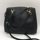 dual top handle magnetic closure satchel