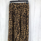 0(XL) Animal print belted pant