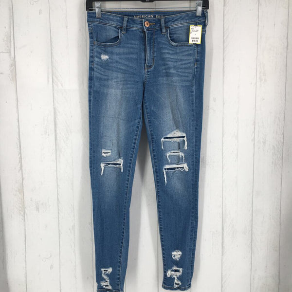 8L Distressed jegging