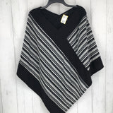 L/XL Striped poncho