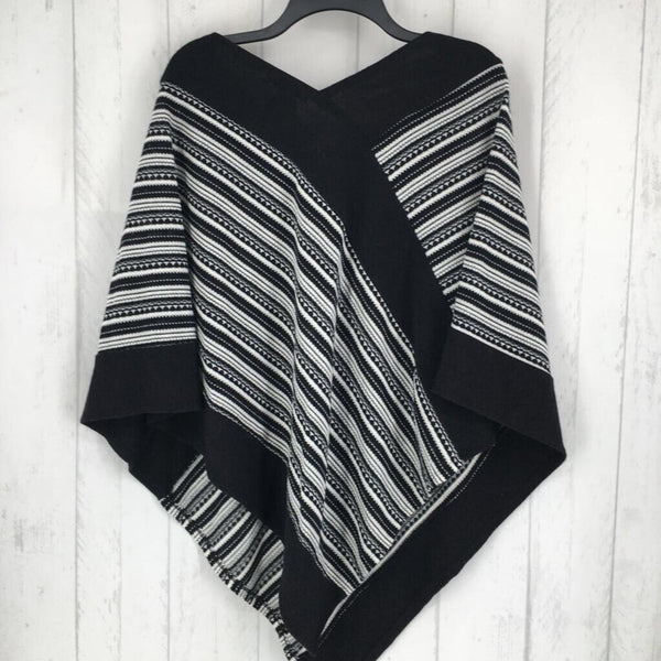 L/XL Striped poncho