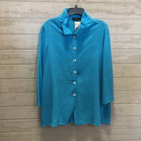 M Wire collar button down 3/4 slv