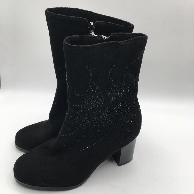 6.5/7 embellished heel boots