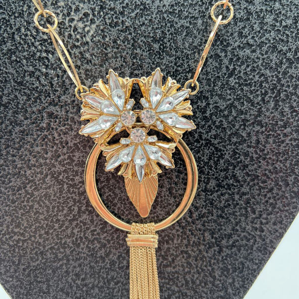 15" Blingy pendant necklace