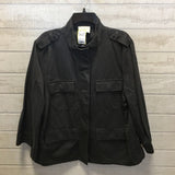 XL 3/4 slv hidden zip up jacket