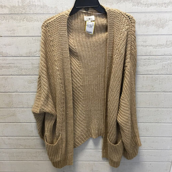 XL l/s open cardigan